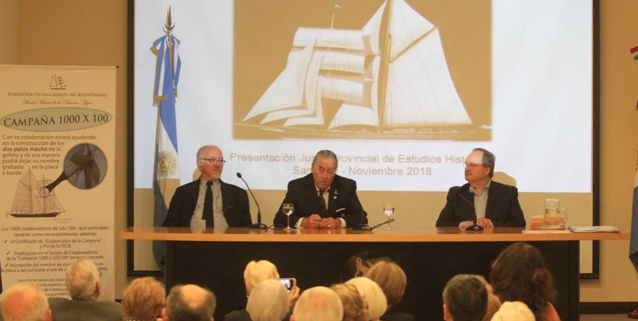 Una carabela que navega en el tiempo  