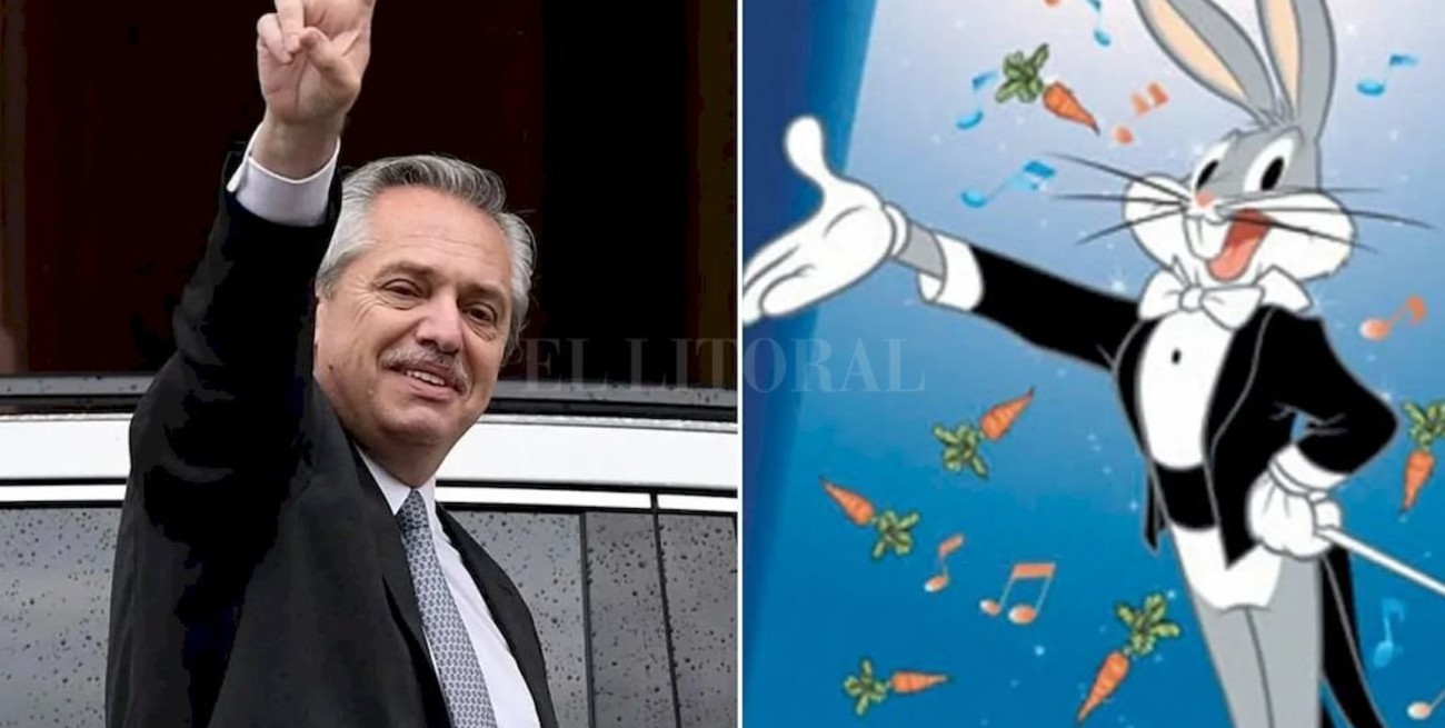 Alberto Fernández: "Bugs Bunny es un gran estafador y fue el modelo de muchas generaciones"