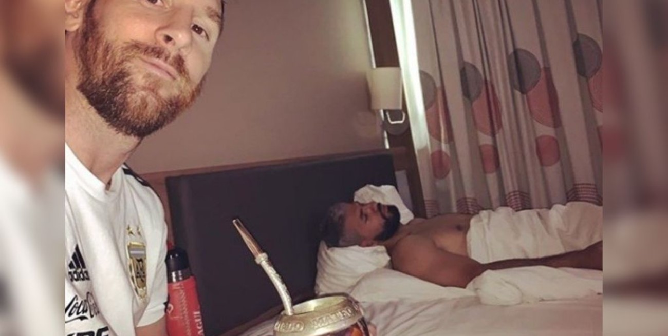 Messi "escrachó" al Kun Agüero en Instagram