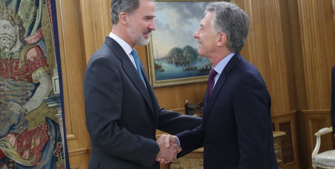 Mauricio Macri se reunió con el Rey Felipe VI de España