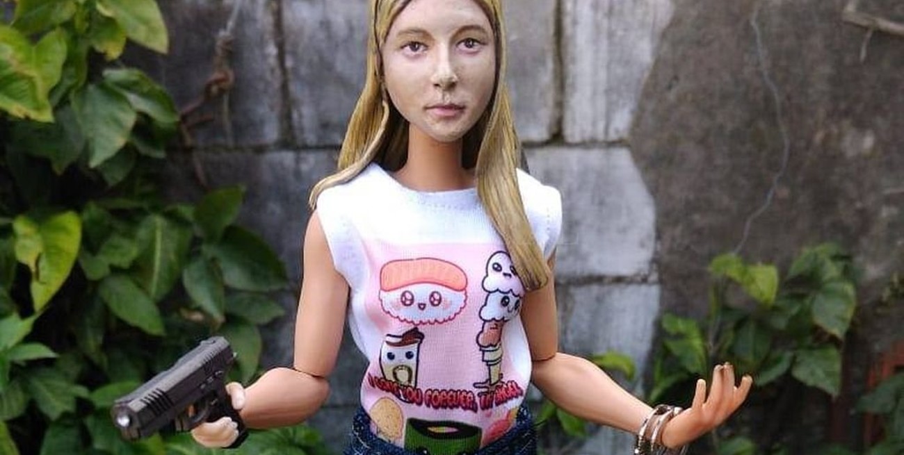 Un rosarino le encargó a un artista que le haga una muñeca de Nahir Galarza