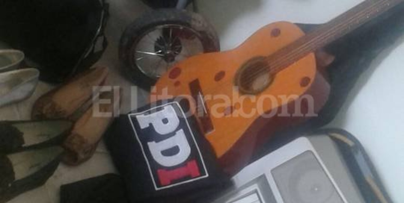 Recuperan elementos robados  de una vivienda en Santo Tomé