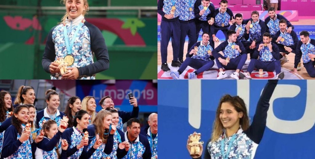 Argentina tuvo la mejor cosecha de medallas en Juegos Panamericanos fuera del país