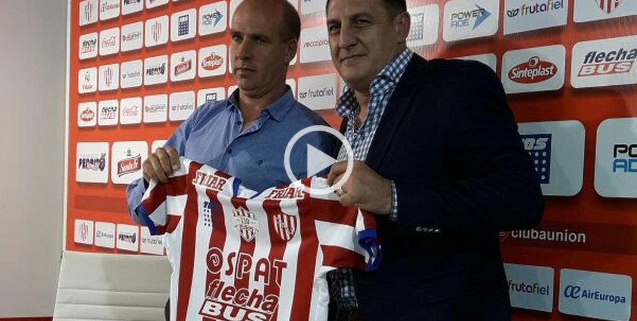 Presentaron a Pablo Marini como el nuevo entrenador de Unión