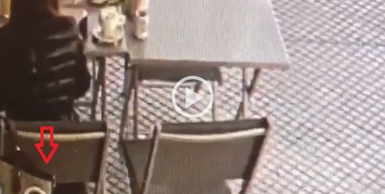 Mirá cómo le robaron la cartera a Floppy Tesouro en Puerto Madero