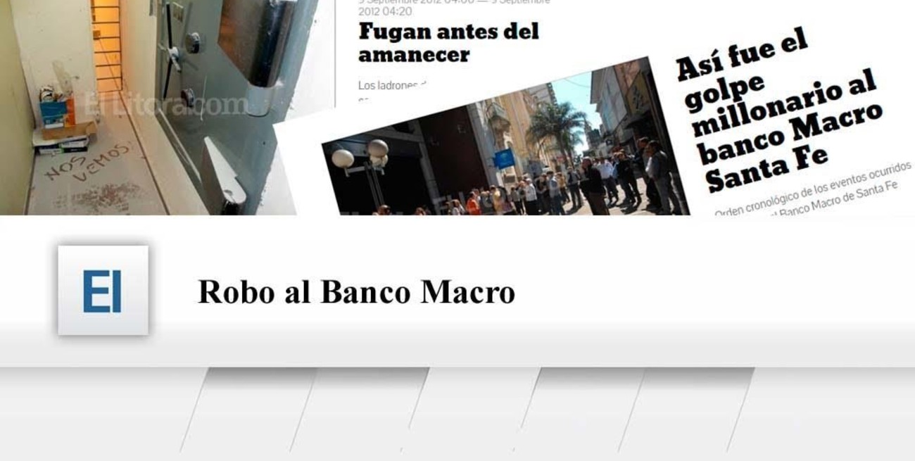 Así fue el millonario robo al banco Macro