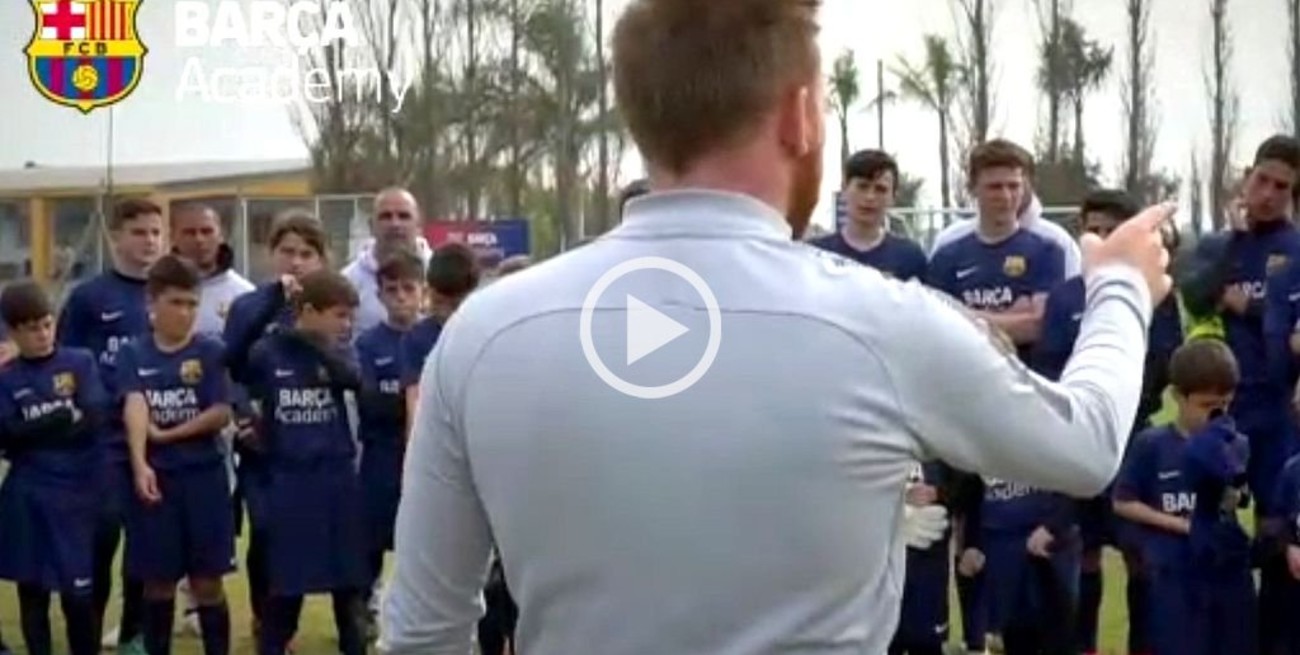 La Academia del Barcelona FC realizó un campus en Santa Fe