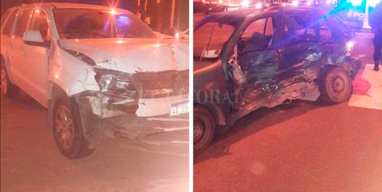 Choque en la Ruta 1 dejó tres lesionados