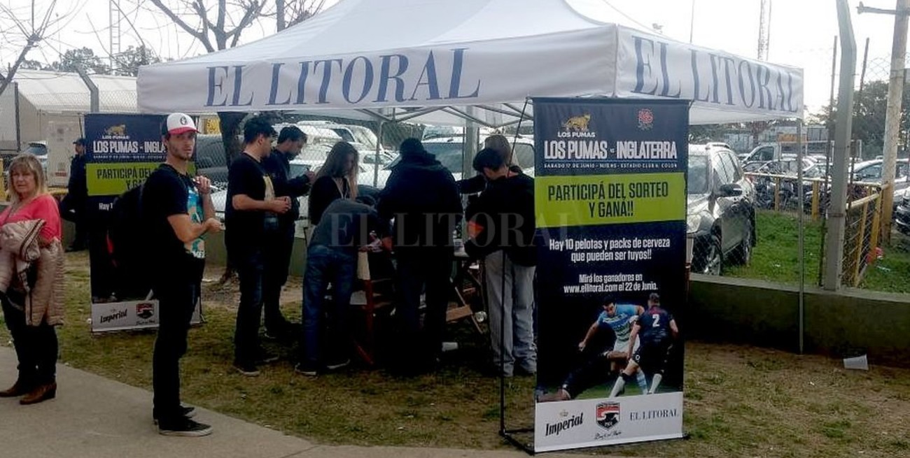 Ganadores del sorteo realizado por El Litoral en la previa de Los Pumas vs. Inglaterra