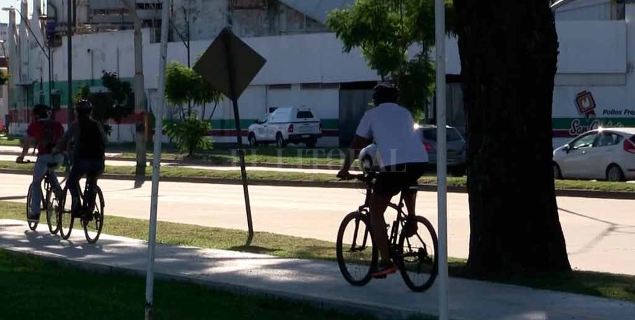 Quedó inaugurada la bicisenda de Av. Alem