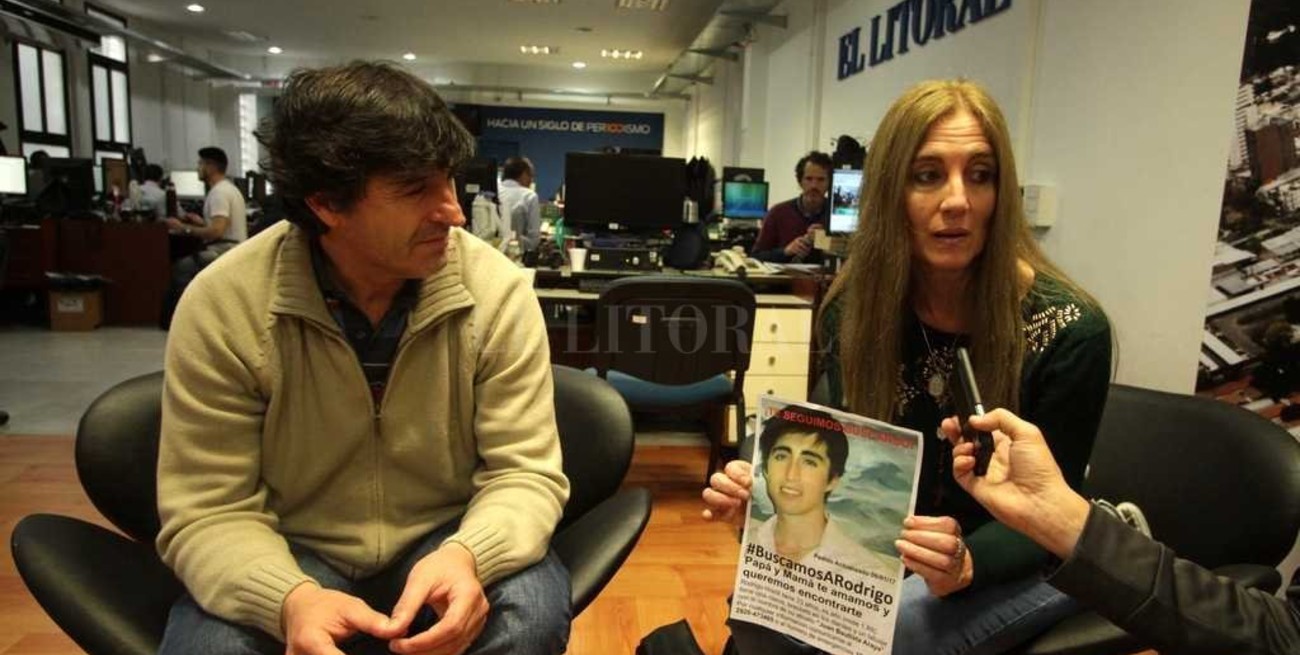 La desesperada búsqueda de Rodrigo se trasladó a Santa Fe