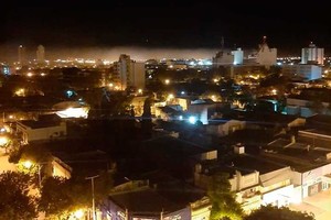 Imagen aérea de la ciudad de Rafaela. Archivo.