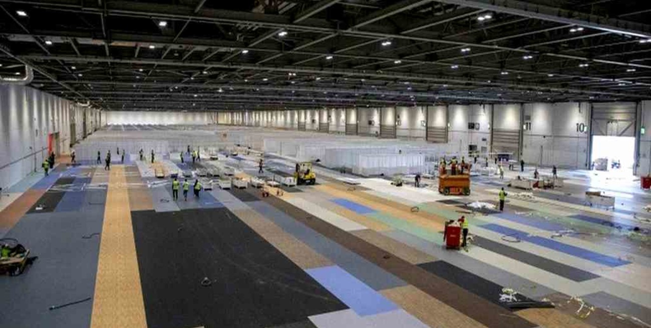 El Reino Unido inauguró un megahospital para atender pacientes con coronavirus