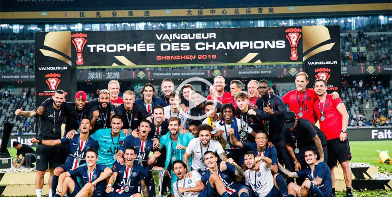 Video: con un golazo de Di María, el PSG se consagró campeón de la Supercopa de Francia