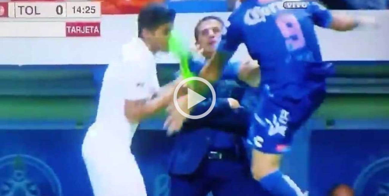 Video: por esta patada, "Pitu" Cejas debe purgar una fecha