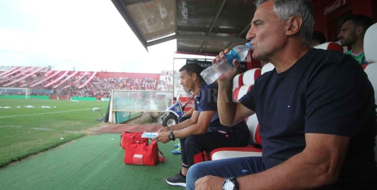 El santo patrono de  Unión está en el banco