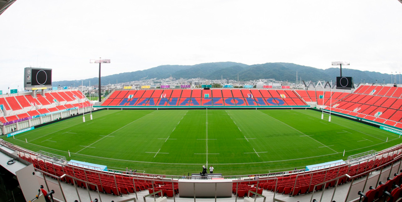 La previa de Los Pumas - Tonga en las calles de Hanazono