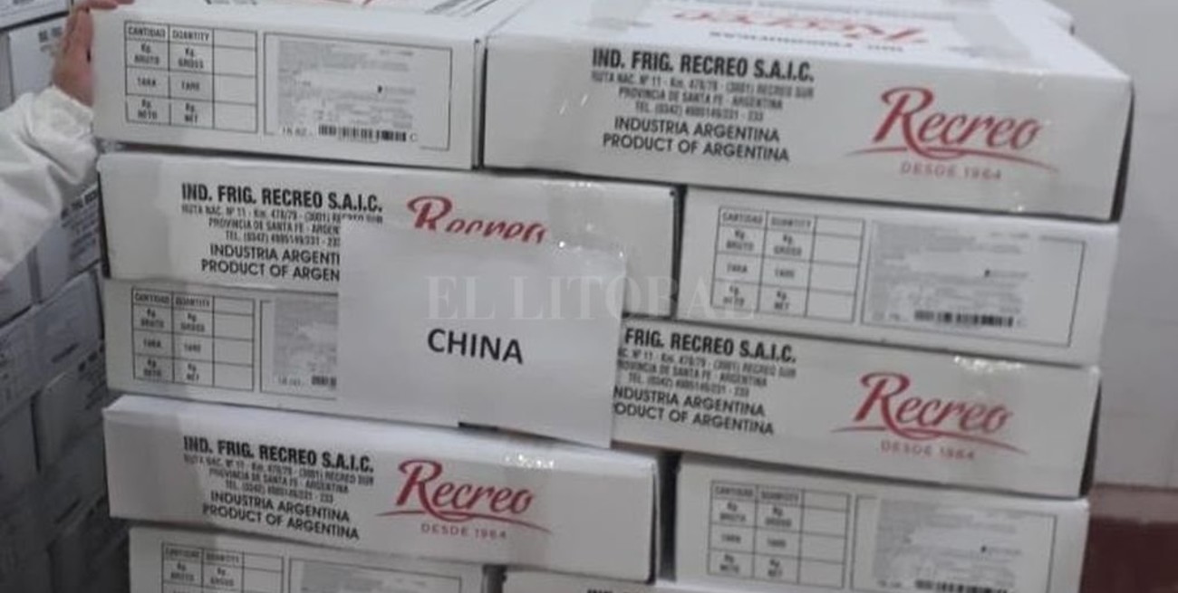 Ya se exporta carne bovina desde Recreo a China