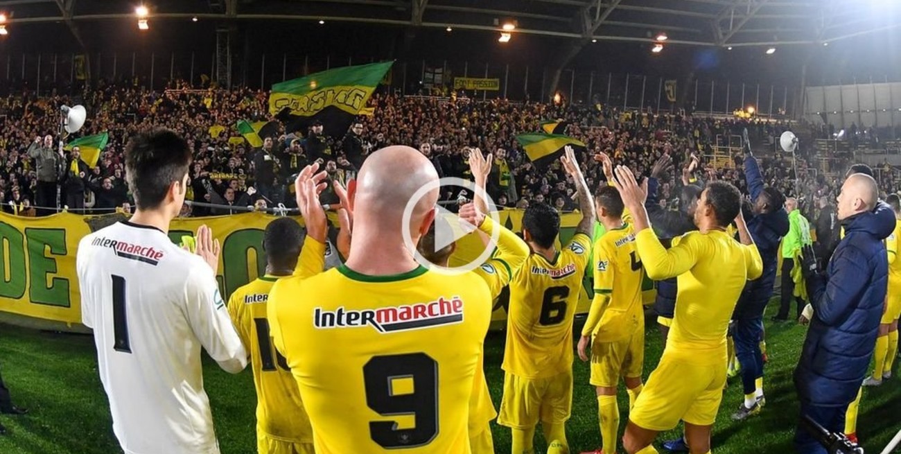 El Nantes ganó y la dedicatoria fue para Emiliano Sala