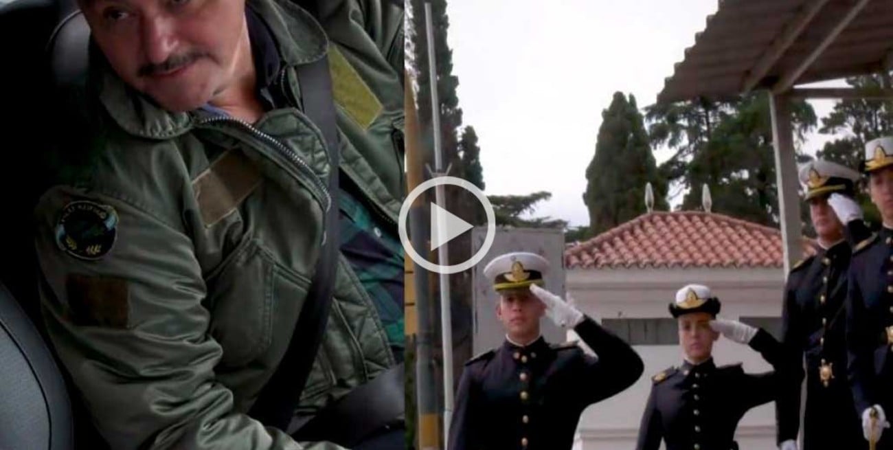 "Miralos con orgullo": el emotivo video a los pilotos que combatieron en Malvinas