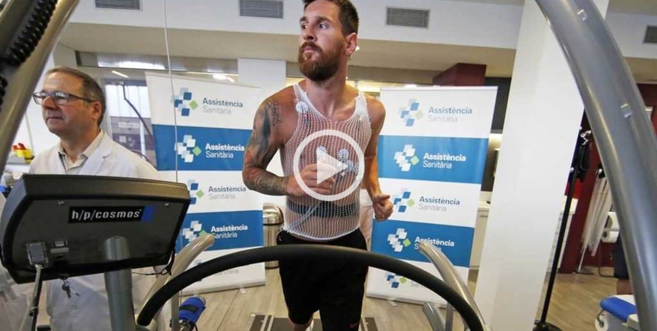 Messi y otros jugadores de Barcelona pasaron por la revisión médica