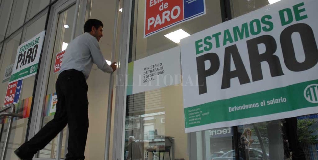 Primer día de paro en Santa Fe