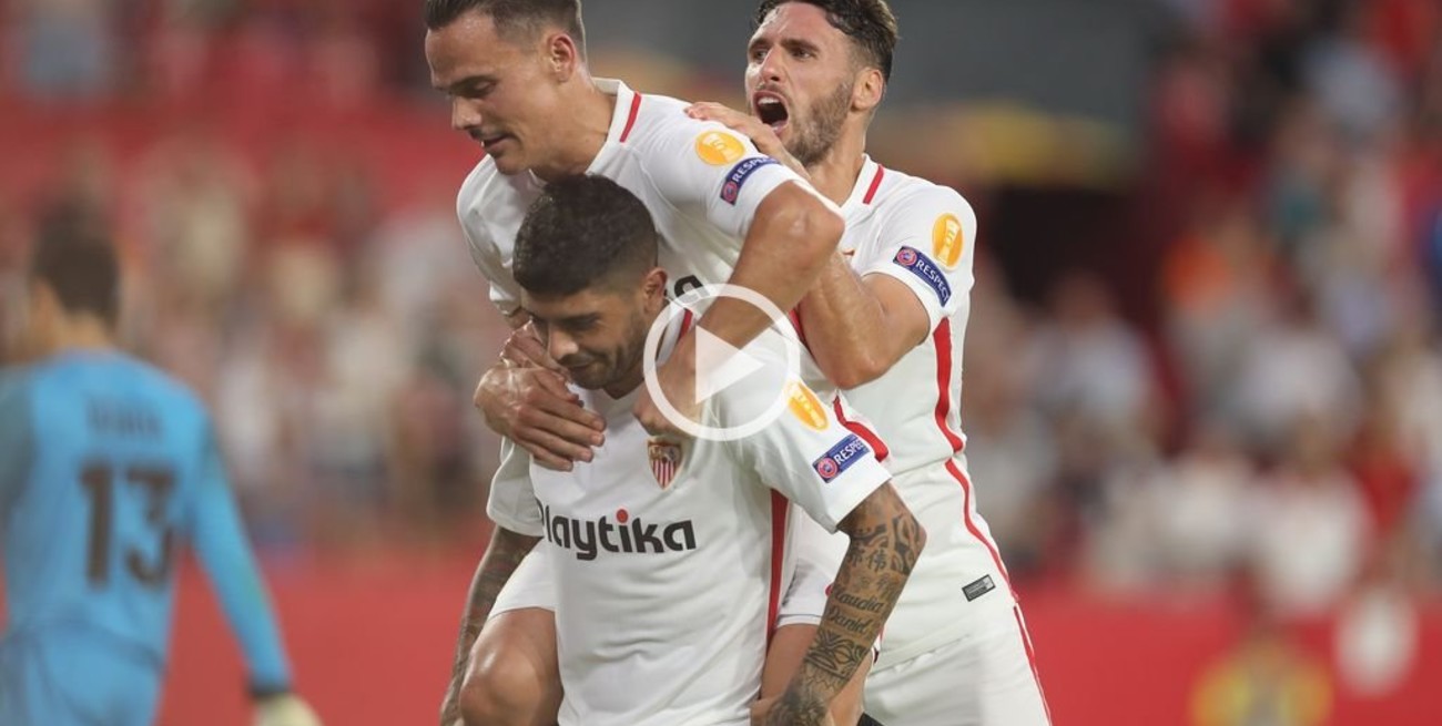 Sevilla, Nápoli, Chelsea y Arsenal ganaron sus encuentros de Europa League