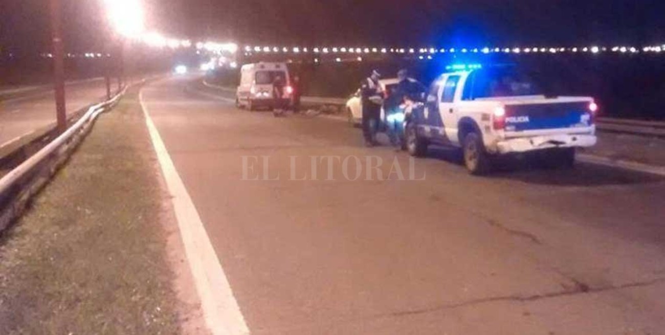 Falleció un motociclista en la circunvalación oeste de Santa Fe 
