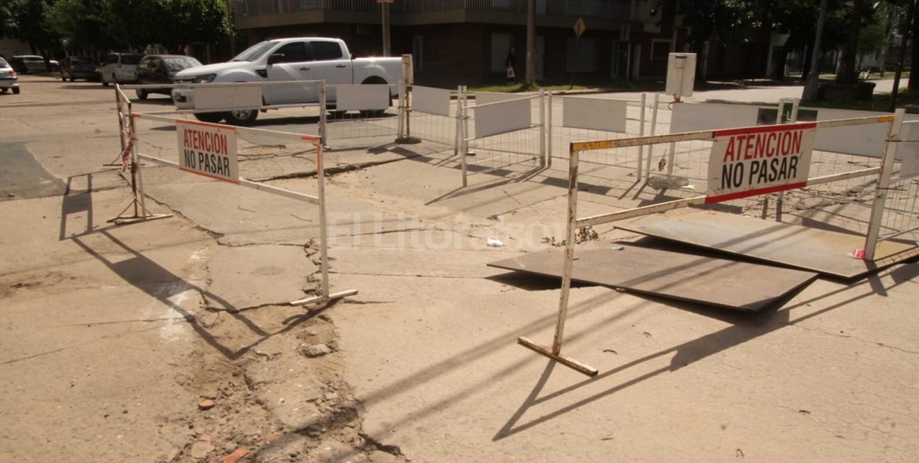 Mariano Comas en alerta por un nuevo socavón