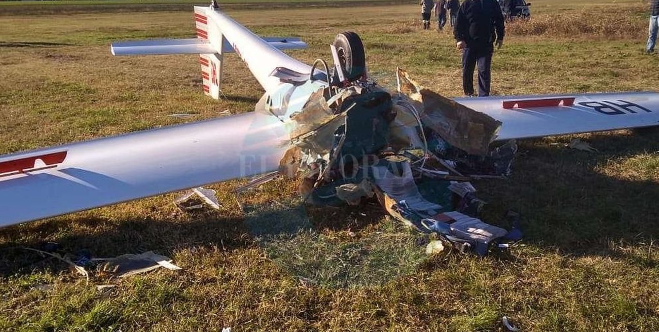 Grave accidente en el Aeroclub de Esperanza
