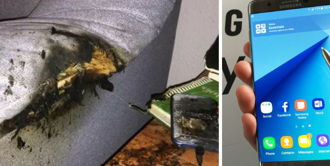 Dejó cargando el celular durante la noche y explotó la batería: generó un incendio