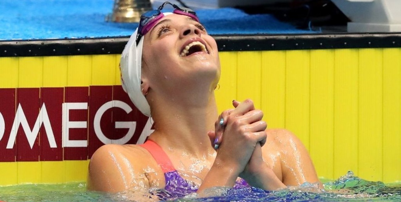 Otra medalla y nuevo récord para Delfina Pignatiello en Francia