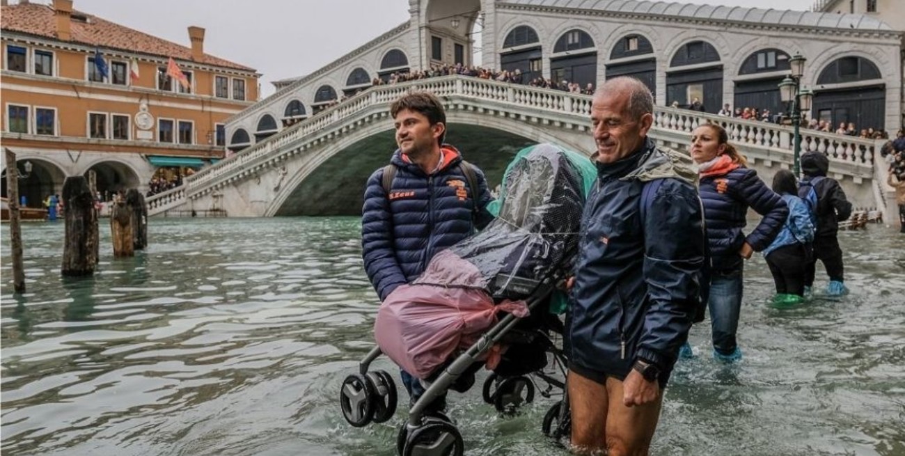 Italia decreta "estado de emergencia" en Venecia por la inundación 