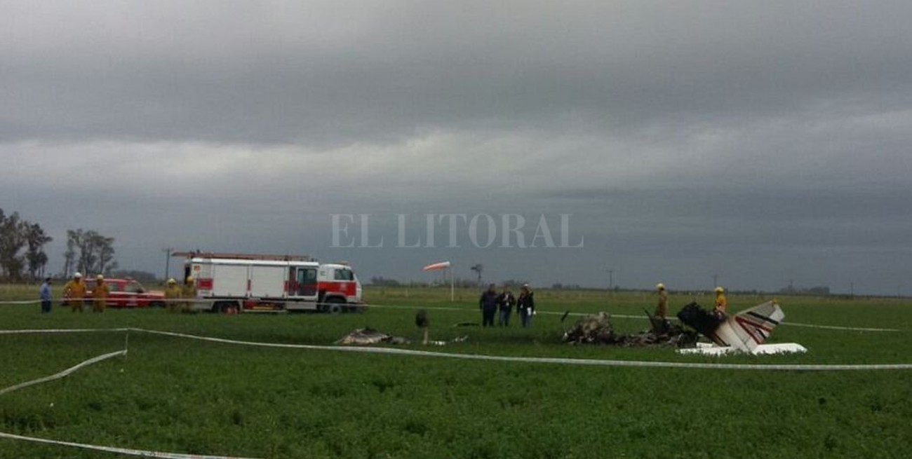 Se estrelló una avioneta en Tacural