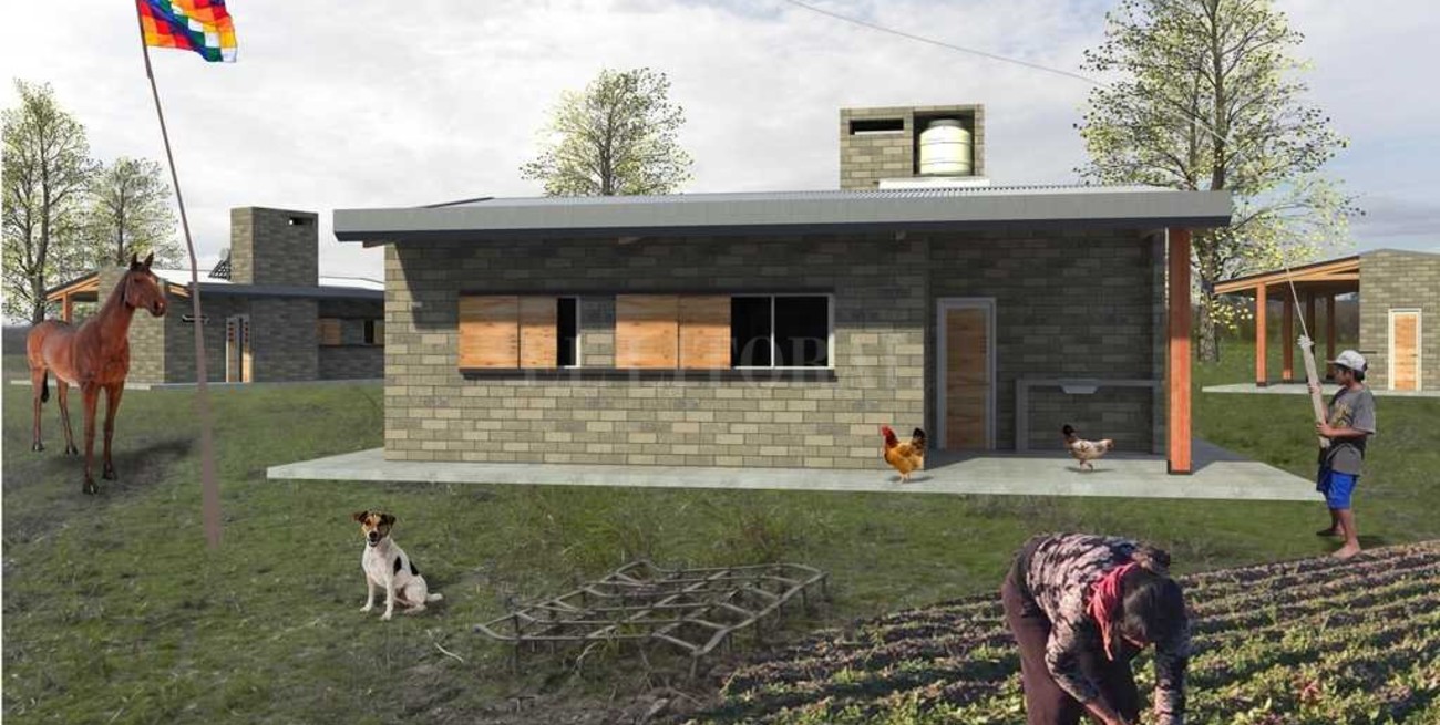 Una tesis plantea un inédito modo de hacer casas donde la pobreza castiga