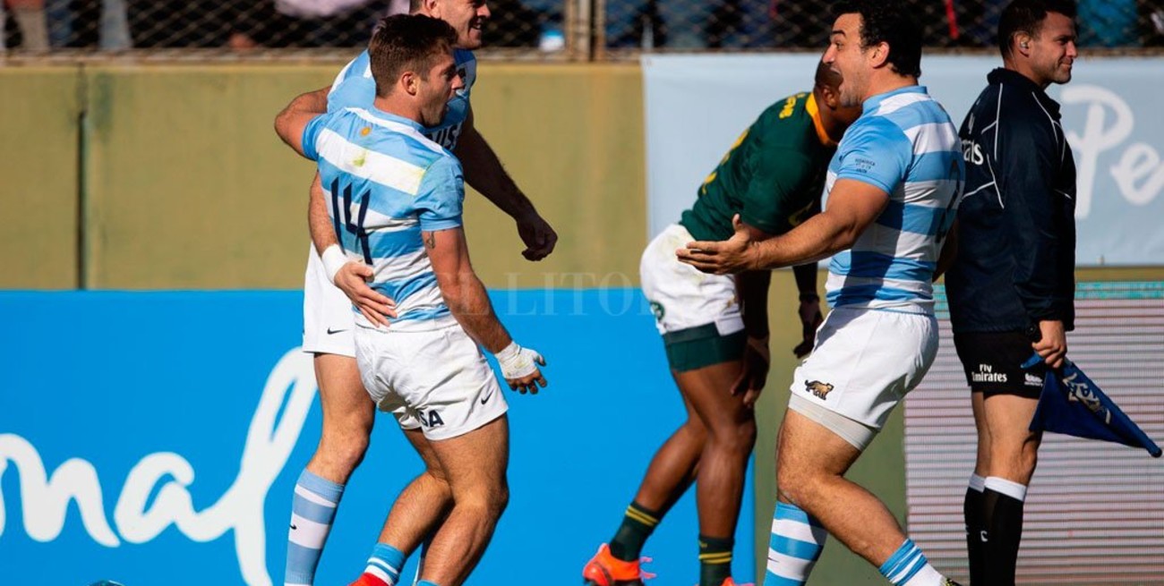 Los Pumas ya entrenan en Pretoria