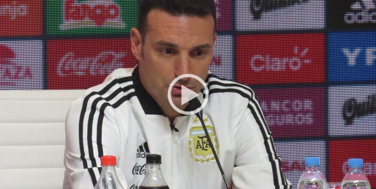 Scaloni: "Si no está Messi debemos intentar jugar como equipo"