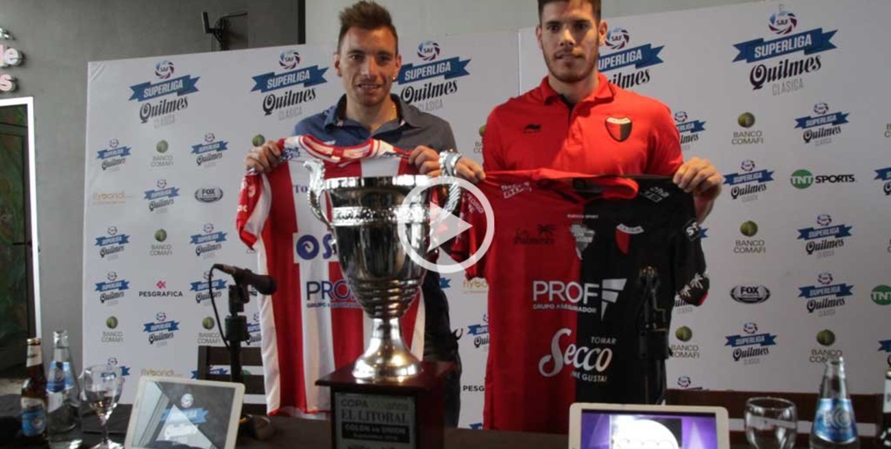 Ortíz y Bottinelli hablaron en la previa del clásico santafesino