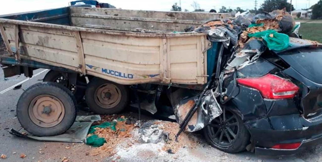 Un santafesino y su hija fallecieron tras un choque en Córdoba