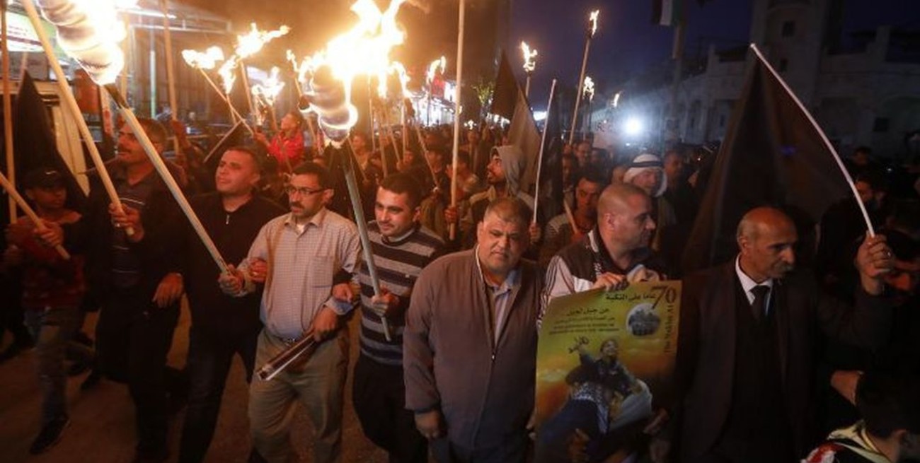 Nueve palestinos muertos en protestas en la Franja de Gaza 