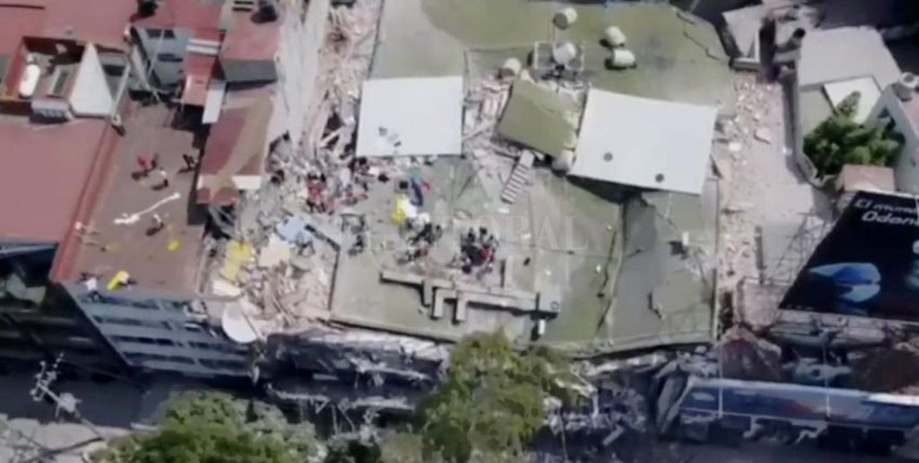 Video: Los derrumbes de la ciudad de México desde un dron 