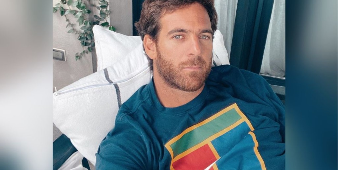 Del Potro volvió de Miami y cumple con la cuarentena obligatoria
