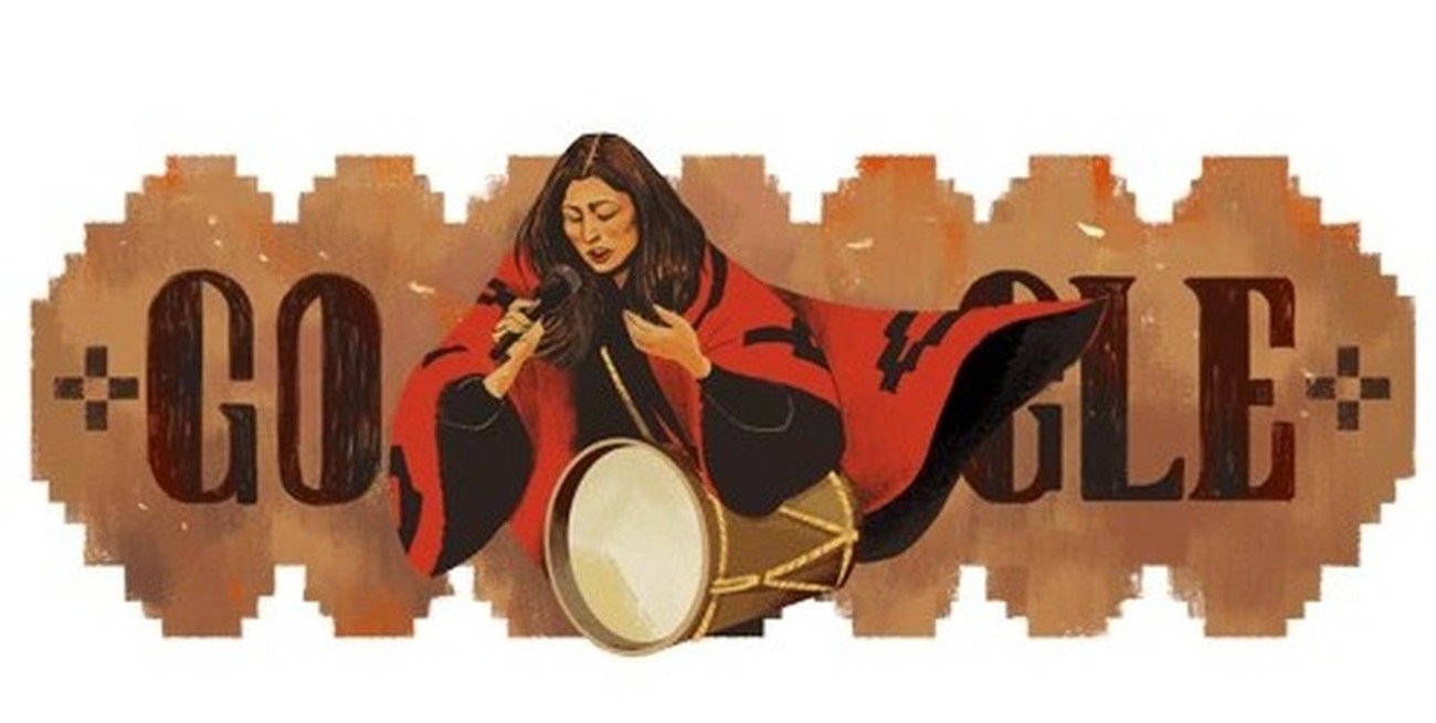 Google celebra los 54 años del primer Cosquin de Mercedes Sosa
