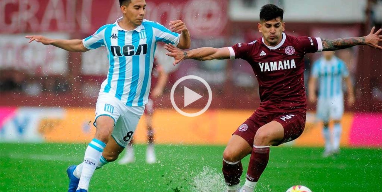 Racing le ganó a Lanús y es único líder 