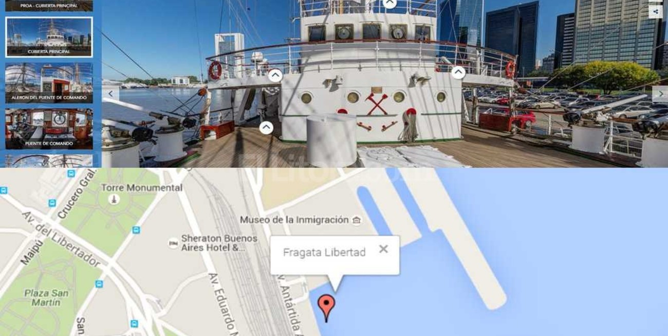 Conocé a la Fragata Libertad y seguí su travesía 