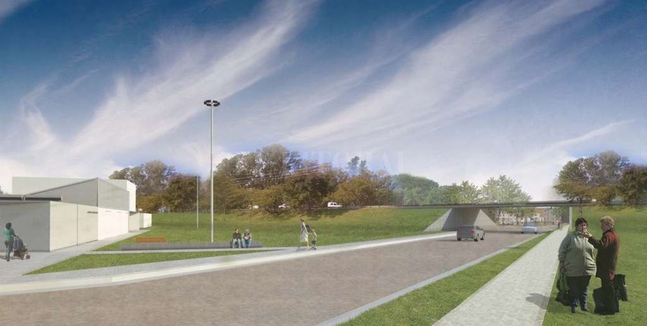 Desvían el tránsito para construir un puente en el acceso al Carretero