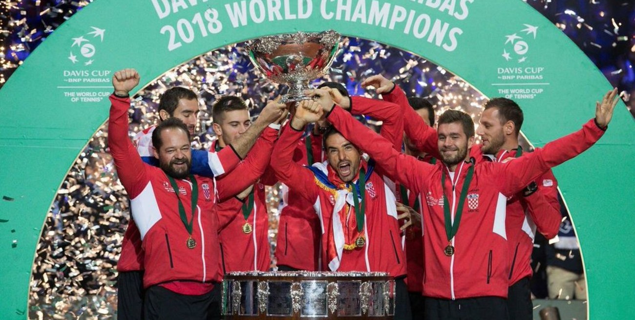 Croacia venció a Francia y se consagró campeón de la Copa Davis