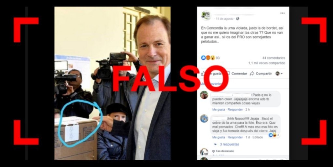 No, que la urna tenga una cinta rota no significa que haya habido fraude, como circula en redes