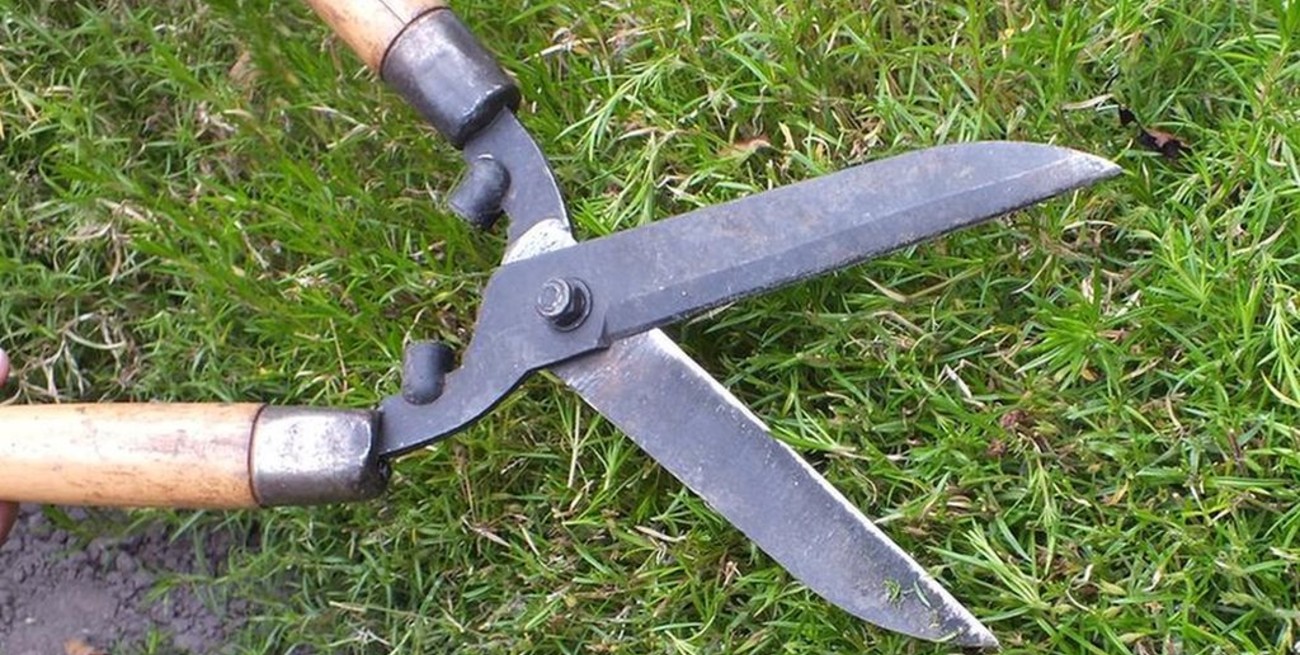 Florista se defendió de un asaltante con unas tijeras de jardinería