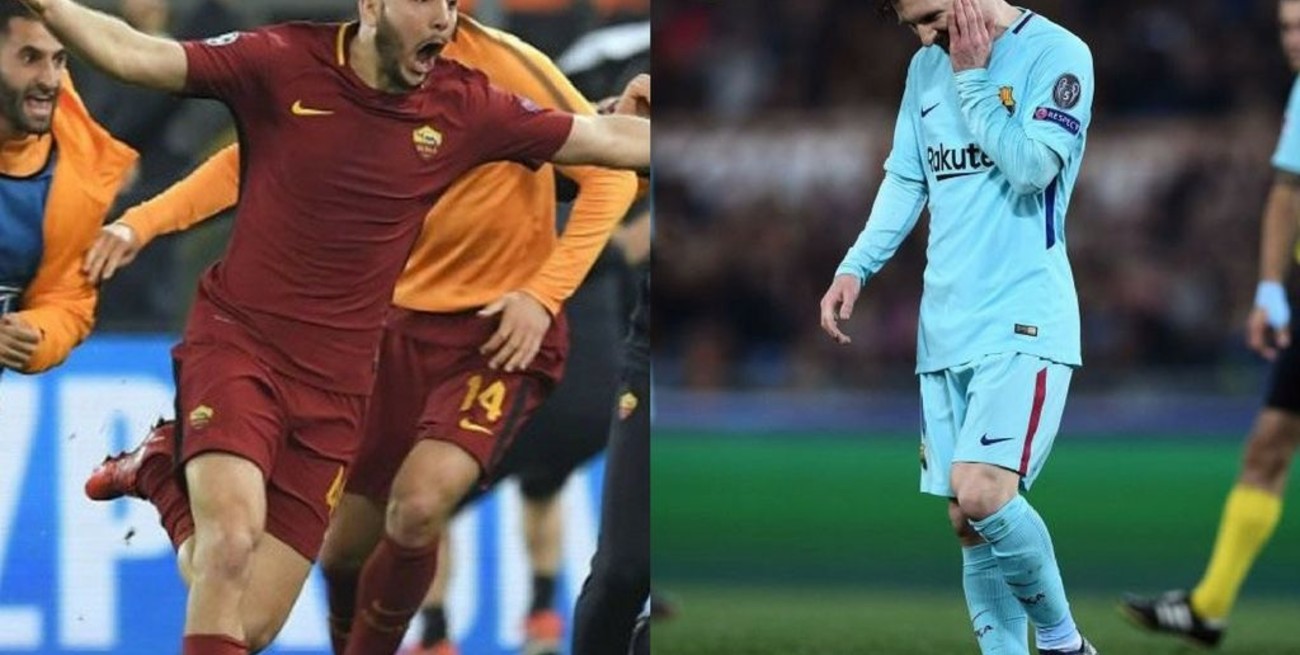Roma eliminó a Barcelona de la Champions League